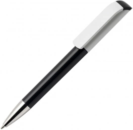 Шариковая ручка MAXEMA TAG, черная с белым