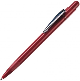 Шариковая ручка Lecce Pen Mir Metal Clip, бордовая с серебристым