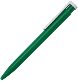 Ручка пластиковая шариковая Stanley, зелёная с белым