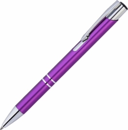 Ручка металлическая шариковая Vivapens KOSKO PREMIUM, фиолетовая