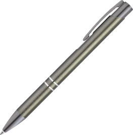 Ручка металлическая шариковая Vivapens KOSKO PUDRA, графитовая