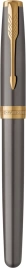Перьевая ручка Parker Sonnet Grey Core GT (2213680); сталь нержавеющая F подар.кор.