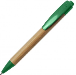 Ручка бамбуковая шариковая Neopen N17, зелёная