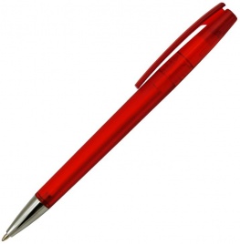 Ручка пластиковая шариковая Z-PEN, DZEN, фрост, красная