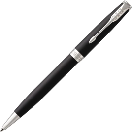 Ручка шариковая Parker Sonnet Core K529 (1931524) Matte Black CT M черные чернила подар.кор.