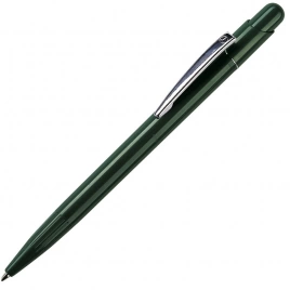 Шариковая ручка Lecce Pen Mir Metal Clip, зелёная с серебристым