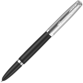 Перьевая ручка Parker 51 Core (2123491) Black CT; F сталь нержавеющая; подар.кор.