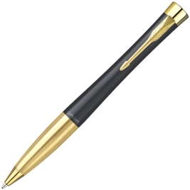 Ручка шариков. Parker Urban Core K314 (2143640) Muted Black GT M; син. черн.; подар.кор.