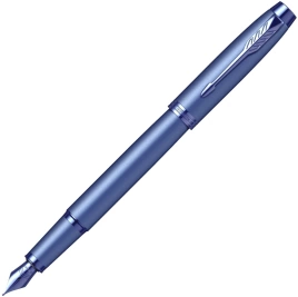 Перьевая ручка Parker IM Monochrome F328 (2172963) Blue PVD F; сталь нержавеющая; подар.кор.