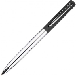 Ручка металлическая шариковая B1 Clipper, серебристая с чёрным
