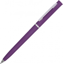 Ручка пластиковая шариковая Vivapens EUROPA SOFT, фиолетовая