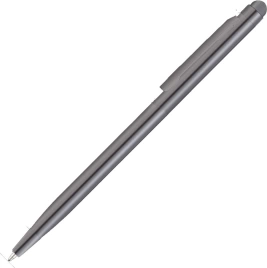 Ручка металлическая шариковая Vivapens KENO METALLIC, графитовая полностью