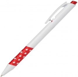 Ручка пластиковая шариковая Z-PEN, Lubimbi, белая с красным