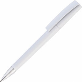 Ручка пластиковая шариковая Vivapens ZETA, белая