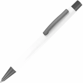 Ручка металлическая шариковая Vivapens MAX SOFT, белая