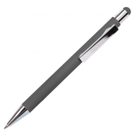Ручка металлическая шариковая B1 FACTOR TOUCH со стилусом, серая