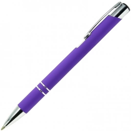 Ручка металлическая шариковая Z-PEN, COSMO Soft Touch, фиолетовая