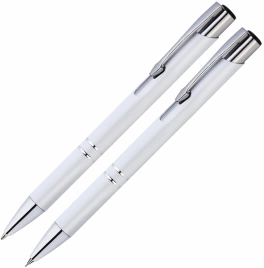 Набор ручка и карандаш Vivapens KOSKO PREMIUM, белый