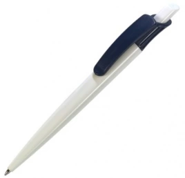 Шариковая ручка Dreampen Gladiator, бело-тёмно-синий