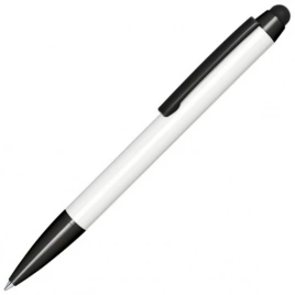 Шариковая ручка Senator Attract Stylus, белая с чёрная