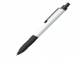 Ручка металлическая шариковая Z-PEN, AGAT, бело-серая