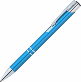 Ручка металлическая шариковая Vivapens KOSKO PREMIUM, голубая
