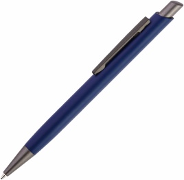 Ручка металлическая шариковая Vivapens Elfaro Titan, тёмно-синяя