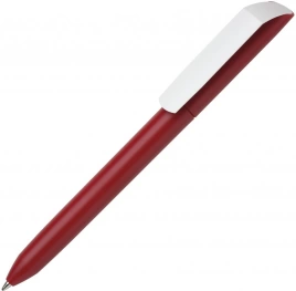 Шариковая ручка MAXEMA FLOW PURE, красная с белым