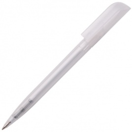 Ручка пластиковая шариковая Carolina Frost, белая
