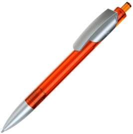 Шариковая ручка Lecce Pen TRIS LX SAT, оранжевая с серебристым