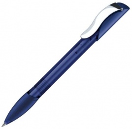 Шариковая ручка Senator Hattrix Metal Clear, тёмно-синяя