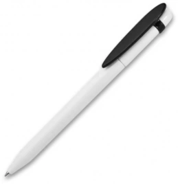 Ручка пластиковая шариковая Grant Arrow Classic, белая с чёрным