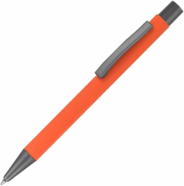 Ручка металлическая шариковая Vivapens MAX SOFT, оранжевая