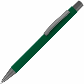 Ручка металлическая шариковая Vivapens MAX SOFT, зелёная