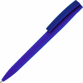 Ручка пластиковая шариковая Vivapens ZETA SOFT, синяя