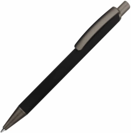 Ручка металлическая шариковая Vivapens KIVI SOFT, чёрная