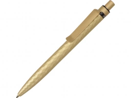 Ручка пластиковая с минералами шариковая Prodir QS01 PQSS Stone, золотистая