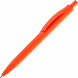 Ручка пластиковая шариковая Vivapens IGLA SOFT, оранжевая