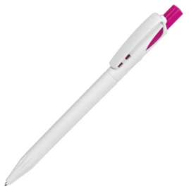 Шариковая ручка Lecce Pen Twin White, белая с розовым