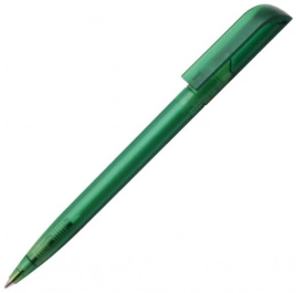 Ручка пластиковая шариковая Carolina Frost, зелёная