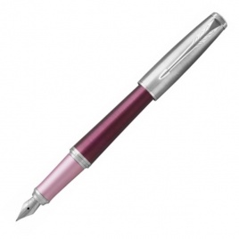Ручка перьевая Parker Urban Premium F310 (1931567) Dark Purple CT F перо сталь нержавеющая подар.кор., фиолетовый