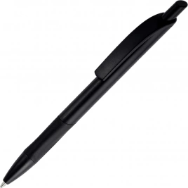 Ручка пластиковая шариковая Vivapens Kleo, с резинкой, чёрная