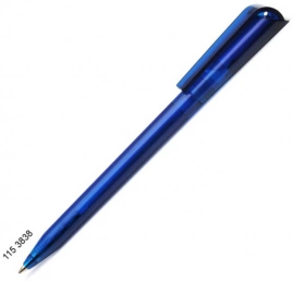 Ручка пластиковая шариковая Grant Prima Transparent, прозрачно-синяя