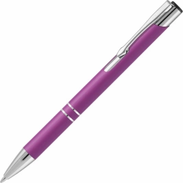 Ручка металлическая шариковая Vivapens KOSKO SOFT, фиолетовая