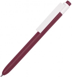 Шариковая ручка Neopen Retro, бордовая с белым