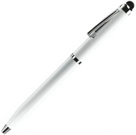 Ручка металлическая шариковая B1 Clicker Touch, белая