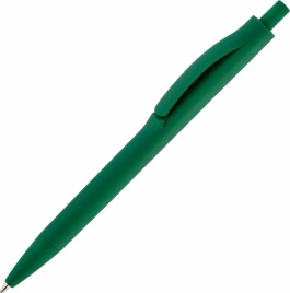 Ручка пластиковая шариковая Vivapens IGLA SOFT, зелёная
