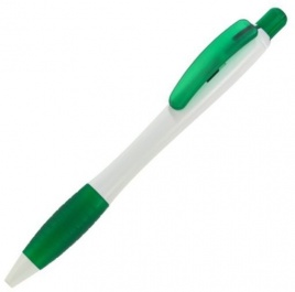 Шариковая ручка Dreampen Aston Classic, белая с зелёным