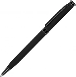 Ручка металлическая шариковая Vivapens METEOR SOFT, чёрная