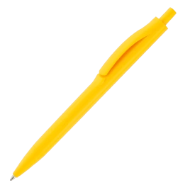 Ручка пластиковая шариковая IGLA SOFT, жёлтая